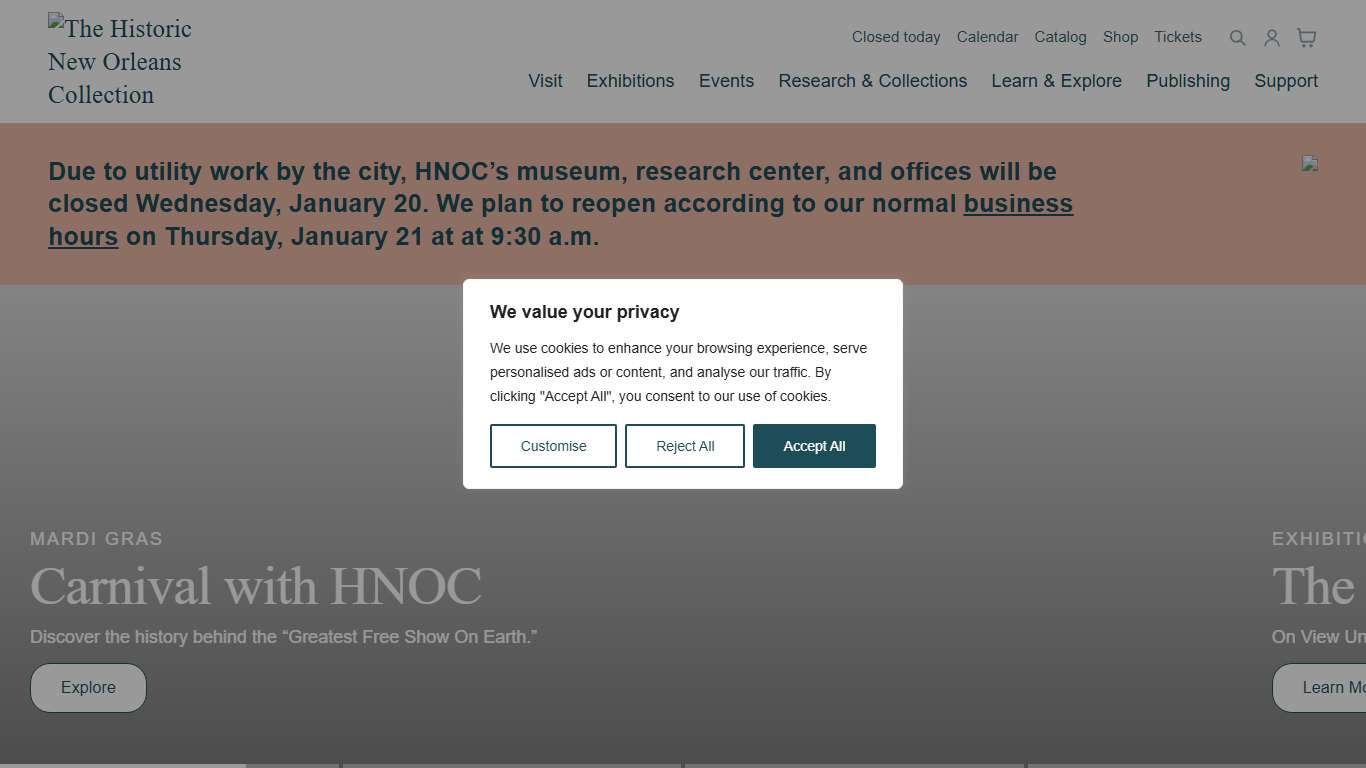 Historic New Orleans Collection | Historic New Orleans Collection